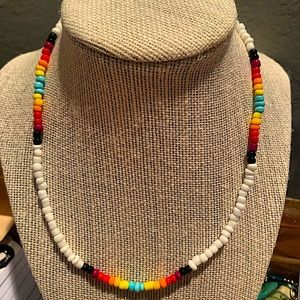 multi color necklace